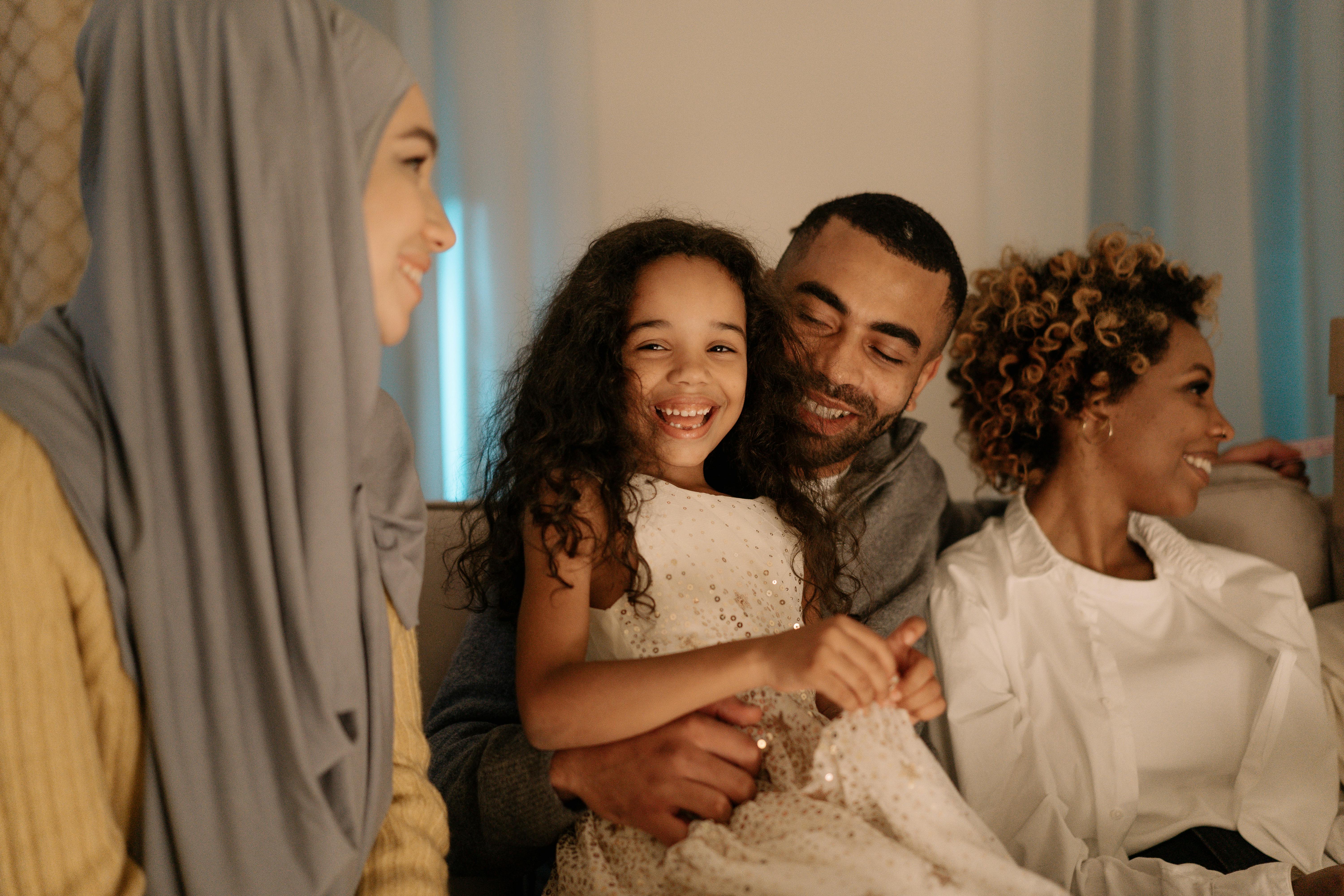 Multi-generational family gathering