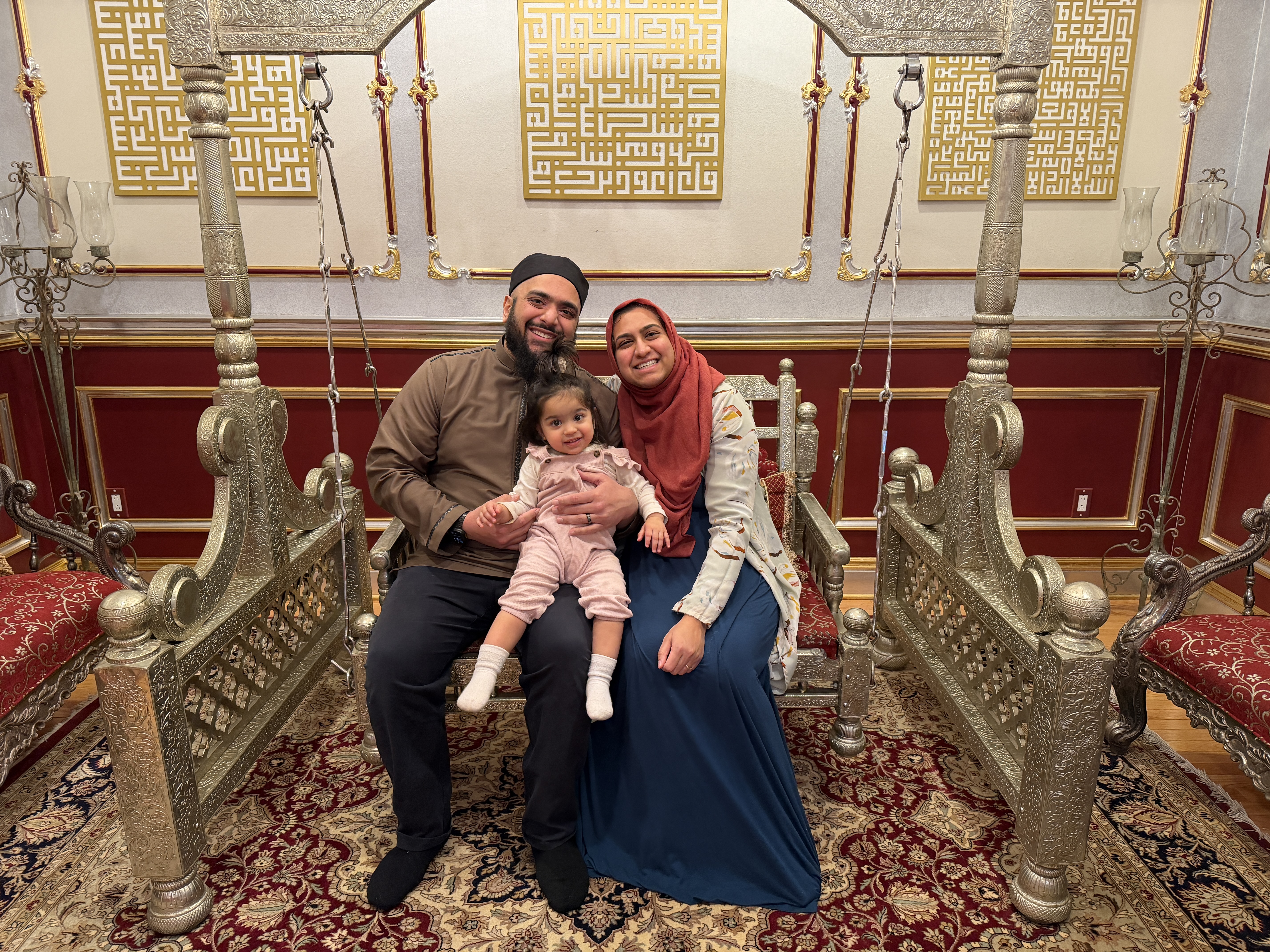 Haris after losing 50+ pounds with his family